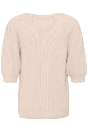 Chandail manches courtes pour femme par Cream | 10613961 Parchemin Ancien | Boutique Vvög, vêtements mode pour homme et femme