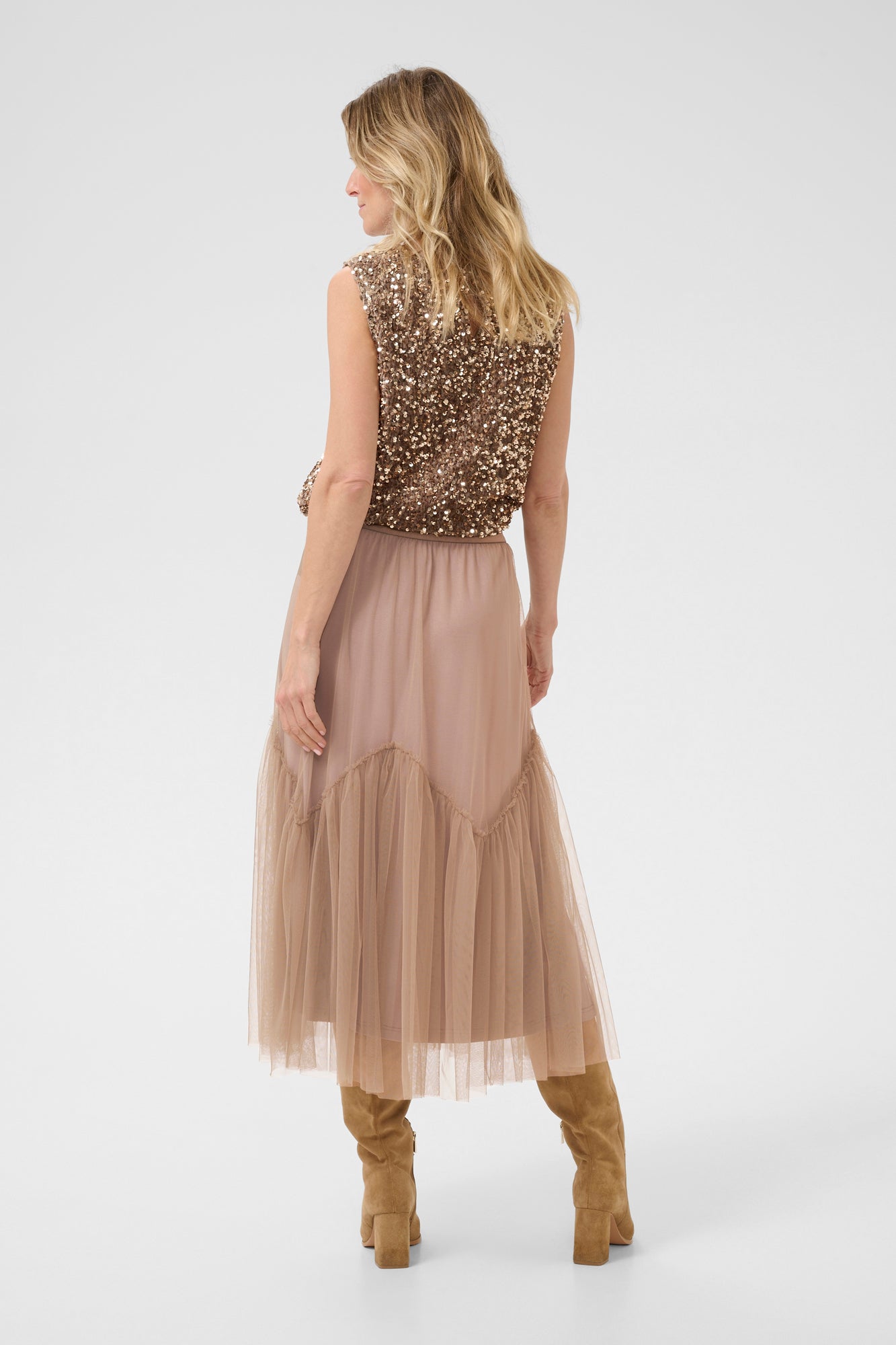 Jupe pour femme par Cream | 10614131 Fossile | Boutique Vvög, vêtements mode pour homme et femme