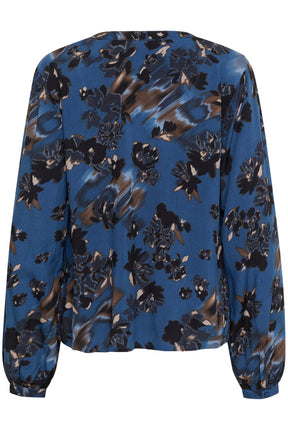 Blouse pour femme par Cream | 10614170 Galaxie Bleu Flux | Boutique Vvög, vêtements mode pour homme et femme