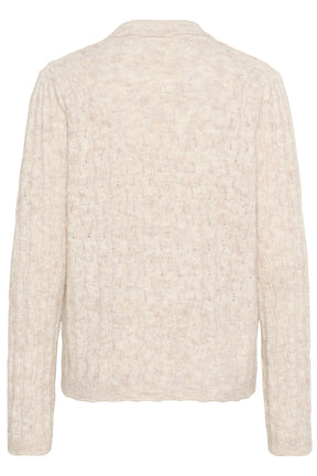 Blouse en tricot pour femme par Cream | 10614229 Avoine Mélangée | Boutique Vvög, vêtements mode pour homme et femme