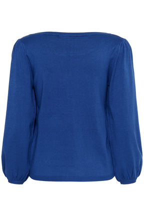 Chandail manches longues pour femme par Cream | 10614295 Bleu Galaxie | Boutique Vvög, vêtements mode pour homme et femme