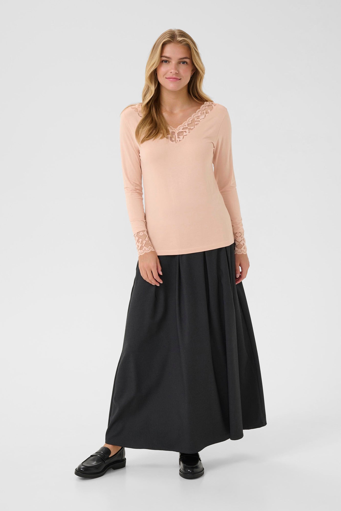 Chandail manches longues pour femme par Cream | 10614334 Poussière Rose | Boutique Vvög, vêtements mode pour homme et femme