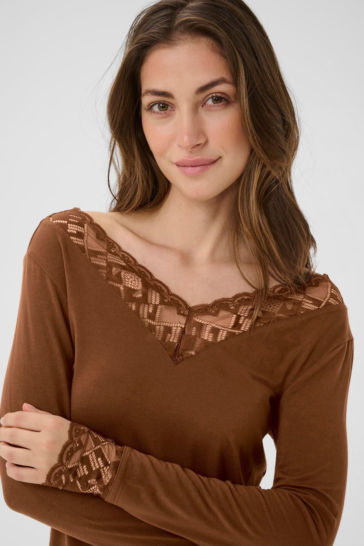 Chandail manches longues pour femme par Cream | 10614334 Cheval Alezan | Boutique Vvög, vêtements mode pour homme et femme