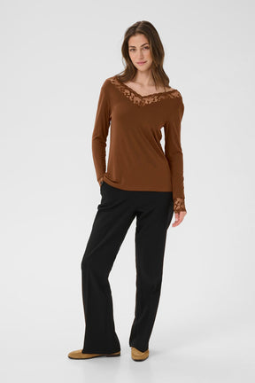 Chandail manches longues pour femme par Cream | 10614334 Cheval Alezan | Boutique Vvög, vêtements mode pour homme et femme