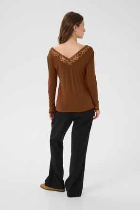 Chandail manches longues pour femme par Cream | 10614334 Cheval Alezan | Boutique Vvög, vêtements mode pour homme et femme