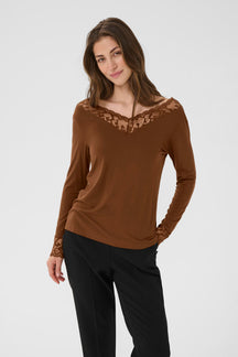 Chandail manches longues pour femme par Cream | 10614334 Cheval Alezan | Boutique Vvög, vêtements mode pour homme et femme