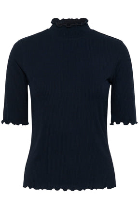 Chandail manches courtes pour femme par Cream | 10614355 Noir Absolu | Boutique Vvög, vêtements mode pour homme et femme