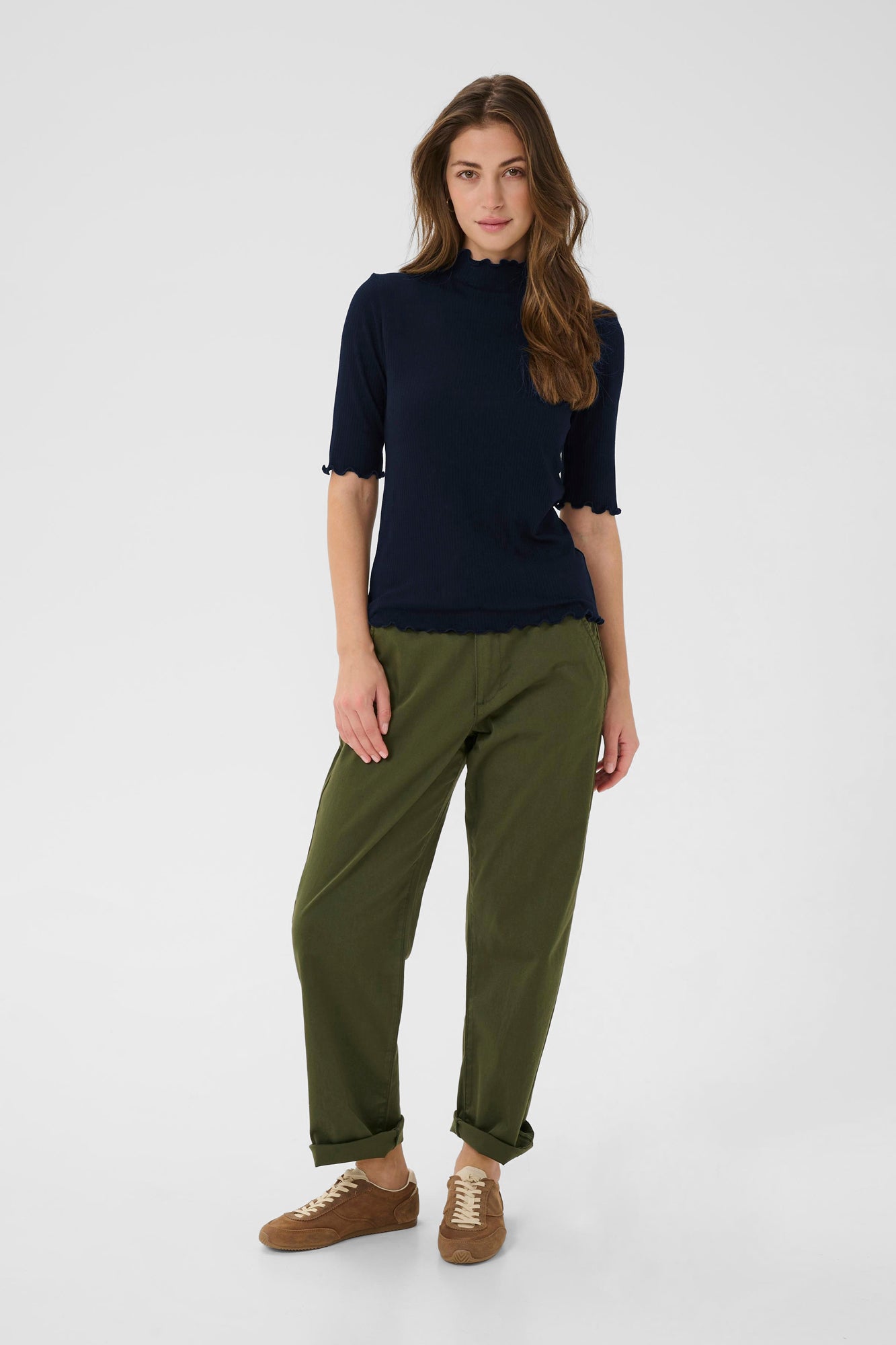 Chandail manches courtes pour femme par Cream | 10614355 Noir Absolu | Boutique Vvög, vêtements mode pour homme et femme
