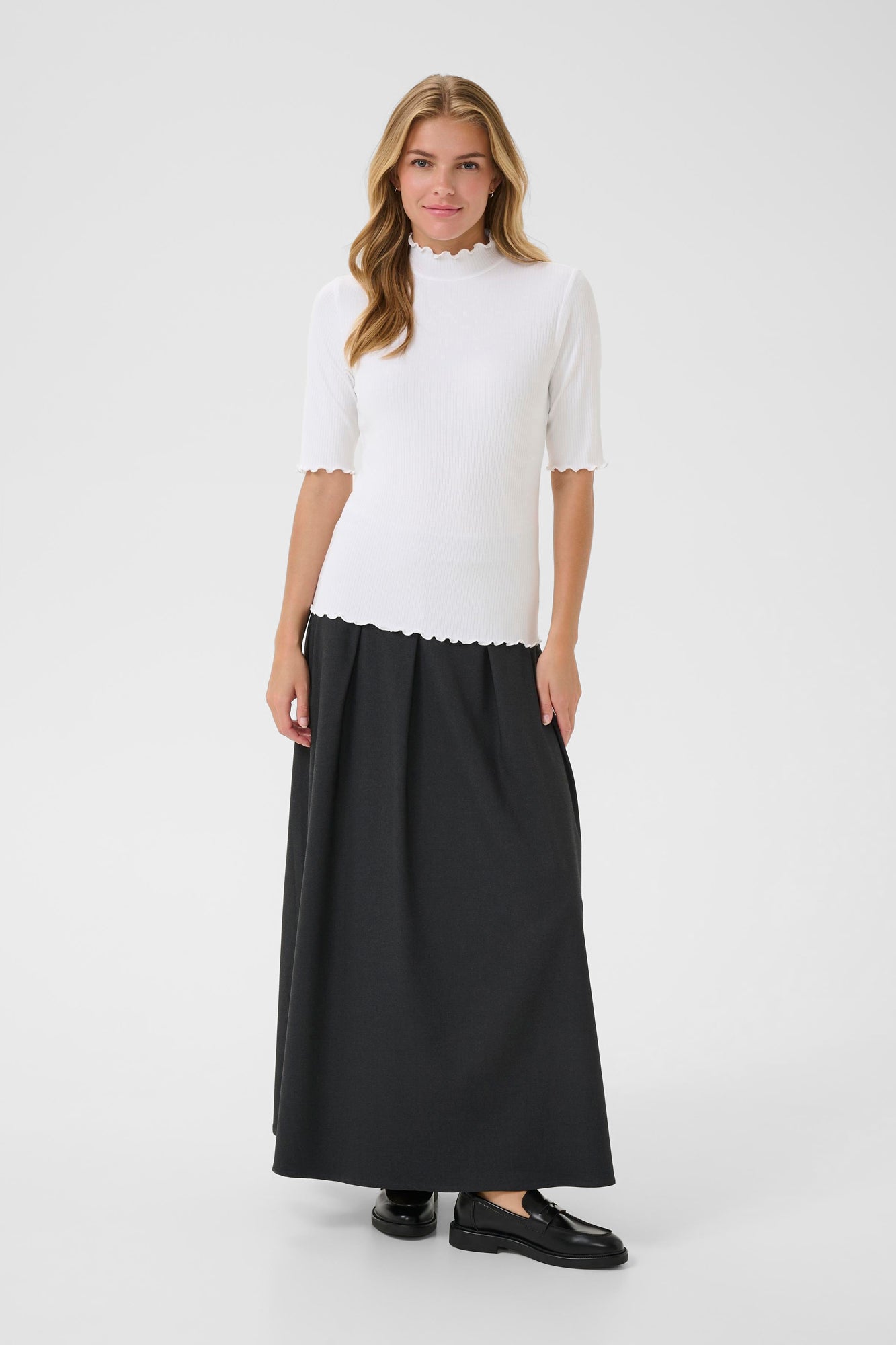 Chandail manches courtes pour femme par Cream | 10614355 Blanc Neige | Boutique Vvög, vêtements mode pour homme et femme