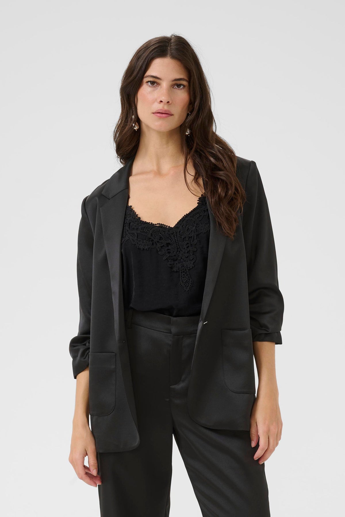 Veston pour femme par Cream | 10614365 Noir absolu | Boutique Vvög, vêtements mode pour homme et femme