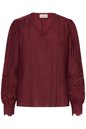 Blouse pour femme par Cream | 10614427 Zinfandel | Boutique Vvög, vêtements mode pour homme et femme