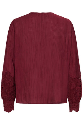 Blouse pour femme par Cream | 10614427 Zinfandel | Boutique Vvög, vêtements mode pour homme et femme