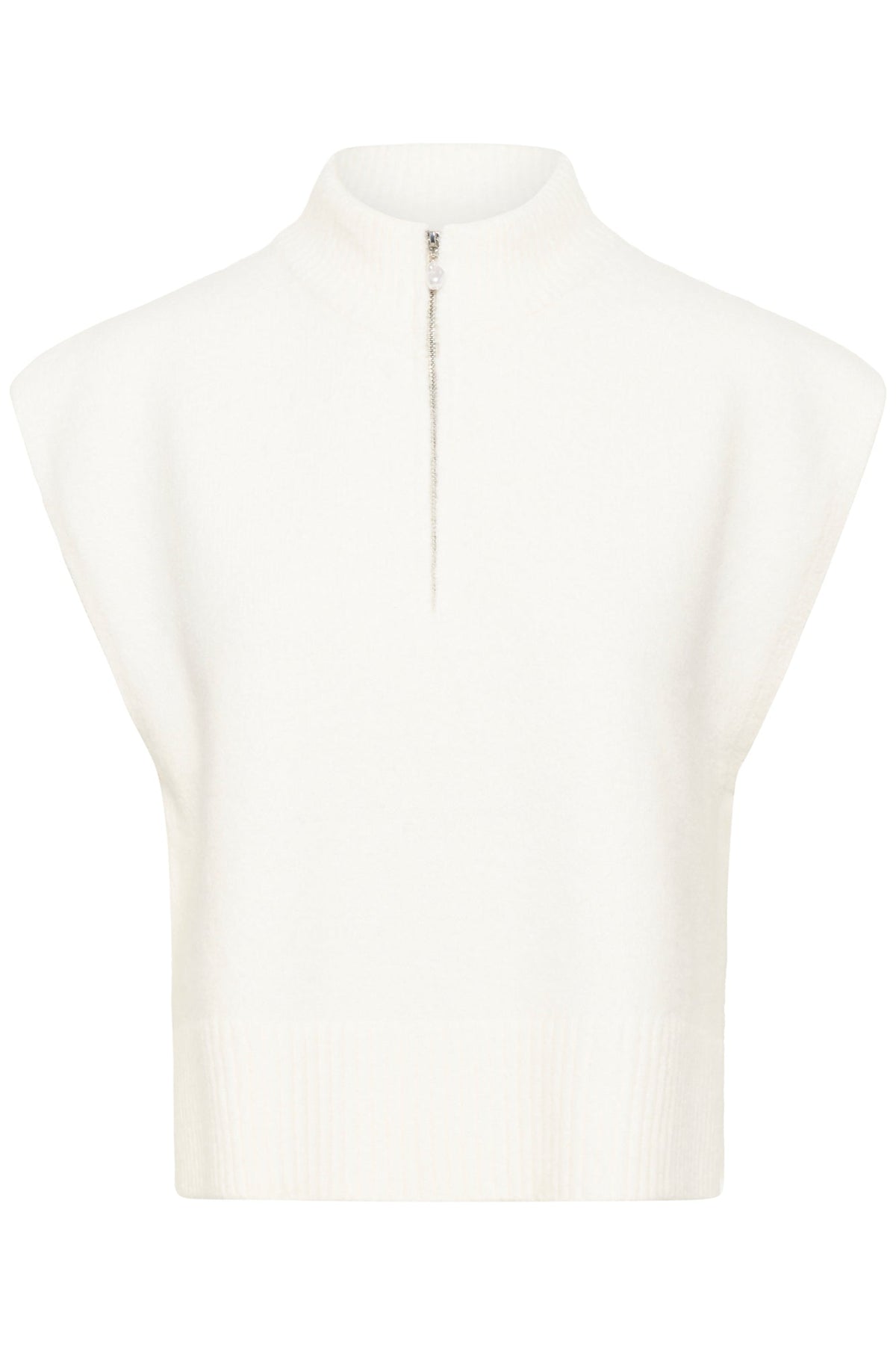 Petite veste sans manche pour femme par Cream | 10614514 Blanc Murmure | Boutique Vvög, vêtements mode pour homme et femme