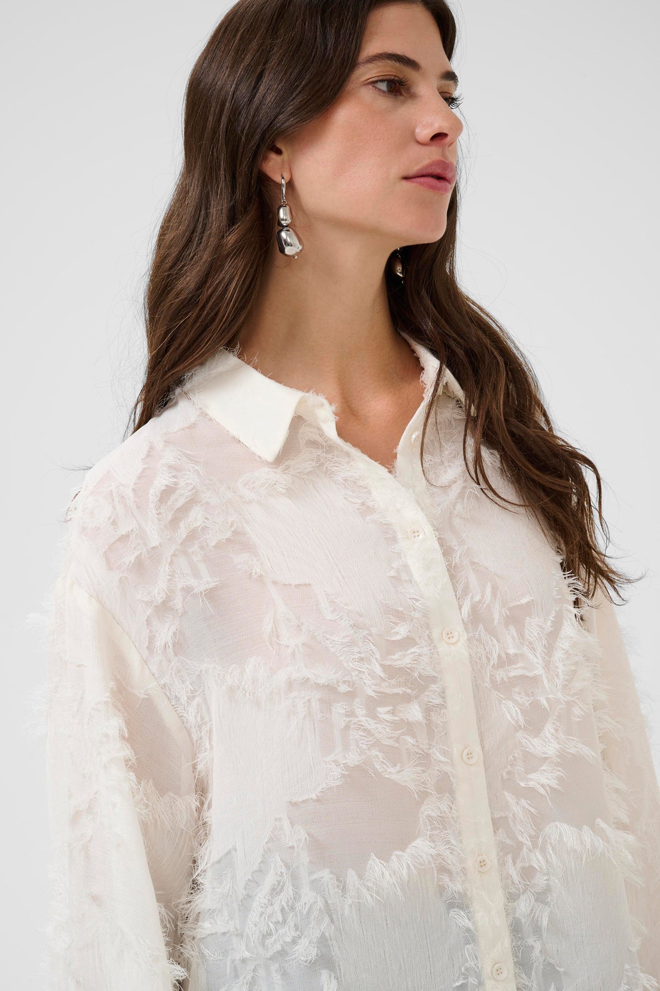Blouse pour femme par Cream | 10614528 Blanc | Boutique Vvög, vêtements mode pour homme et femme