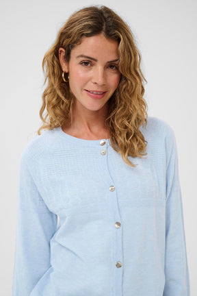 Cardigan pour femme par Cream | 10614546 Bleu Cachemire | Boutique Vvög, vêtements mode pour homme et femme