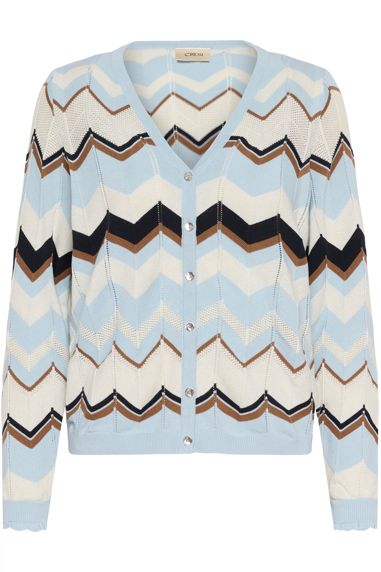 Cardigan pour femme par Cream | 10614558 Bleu Cachemire | Boutique Vvög, vêtements mode pour homme et femme