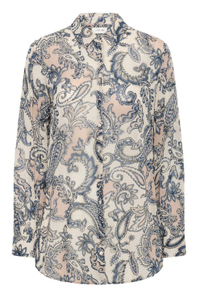 Blouse pour femme par Cream | 10614582 Paisley Bleu | Boutique Vvög, vêtements mode pour homme et femme