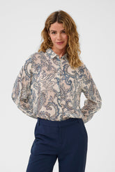 Blouse pour femme par Cream | 10614582 Paisley Bleu | Boutique Vvög, vêtements mode pour homme et femme