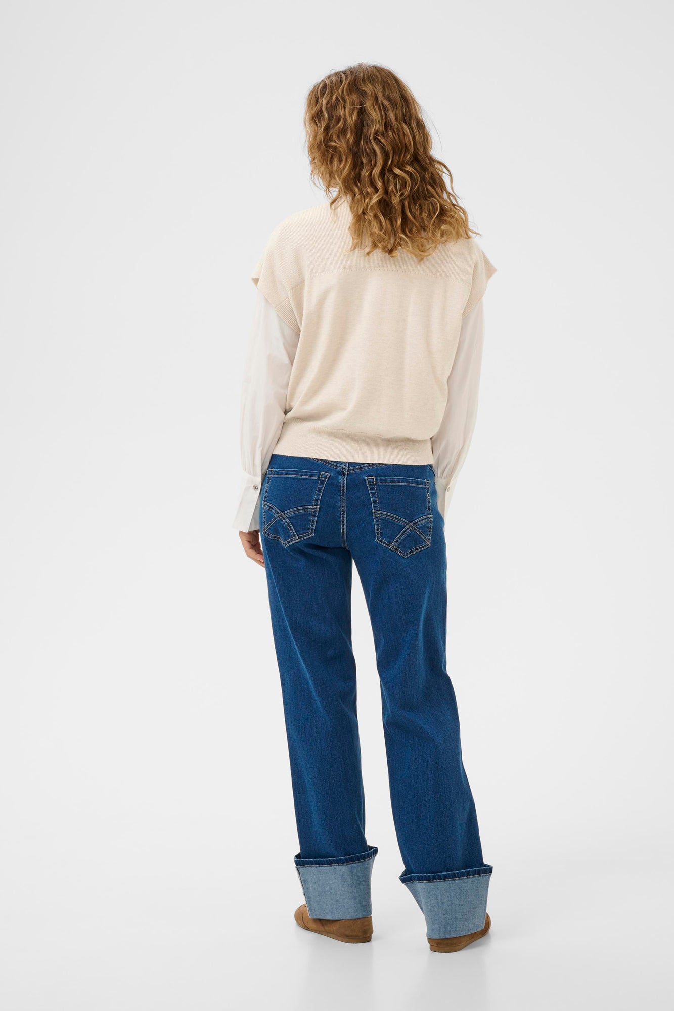 Polo pardessus pour femme par Cream | 10614656 Avoine Chinée | Boutique Vvög, vêtements mode pour homme et femme