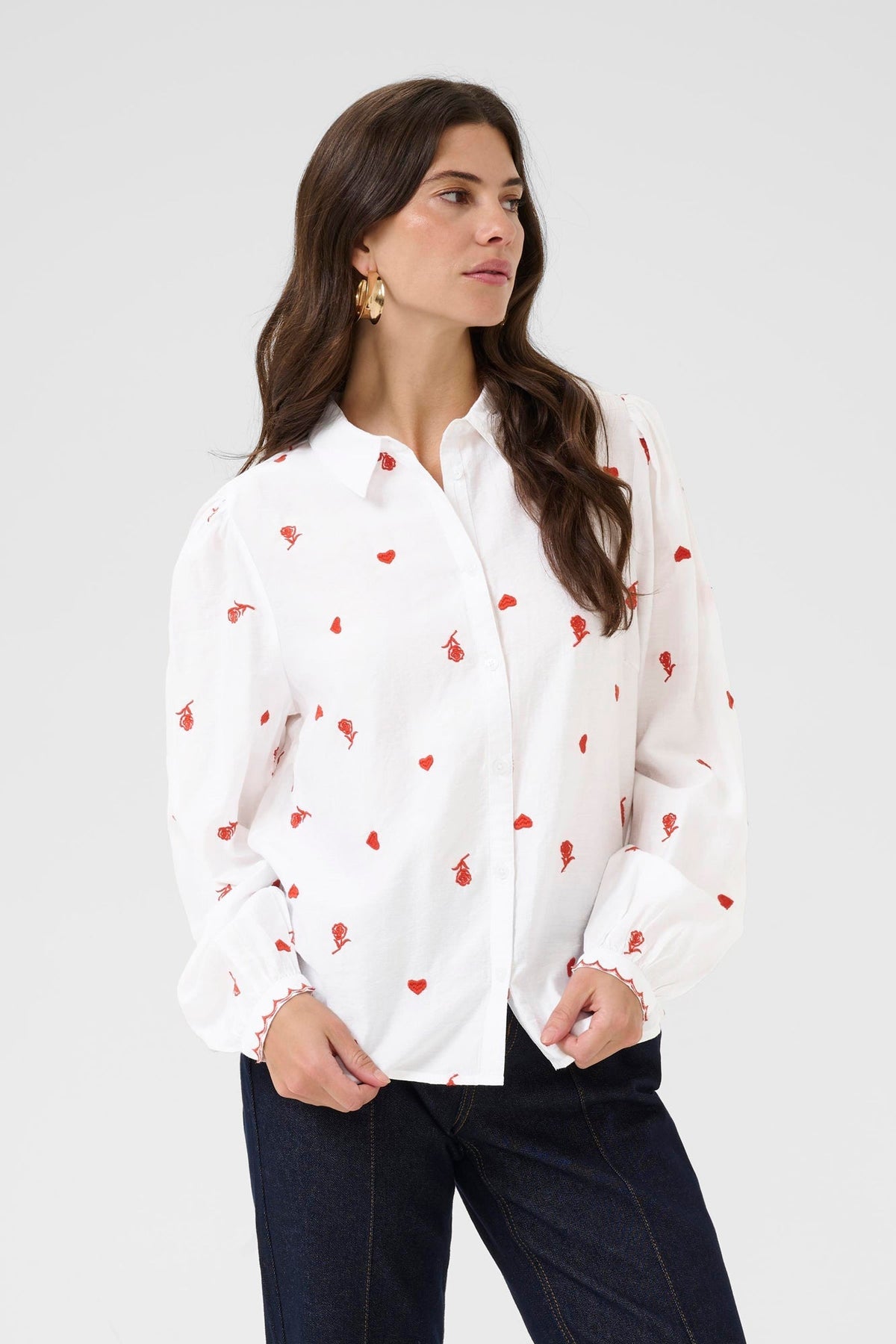 Blouse pour femme par Cream | 10614664 Blanc Neige | Boutique Vvög, vêtements mode pour homme et femme