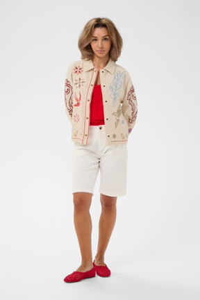 Surchemise boutonnée pour femme par Cream | 10614839 Cheville Pâle | Boutique Vvög, vêtements mode pour homme et femme