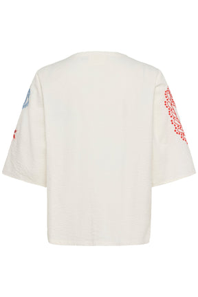 Chandail avec une boucle pour femme par Cream | 10614840 Blanc | Boutique Vvög, vêtements mode pour homme et femme