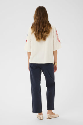 Chandail avec une boucle pour femme par Cream | 10614840 Blanc | Boutique Vvög, vêtements mode pour homme et femme