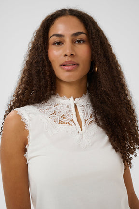 Camisole pour femme par Cream | 10614886 Blanc Neige | Boutique Vvög, vêtements mode pour homme et femme