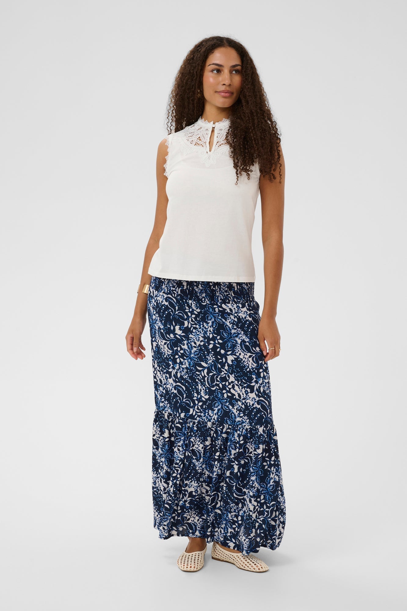 Camisole pour femme par Cream | 10614886 Blanc Neige | Boutique Vvög, vêtements mode pour homme et femme