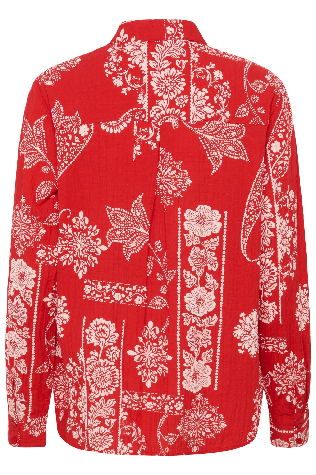 Blouse pour femme par Cream | 10614904 Imprimé Ethnique Rouge | Boutique Vvög, vêtements mode pour homme et femme