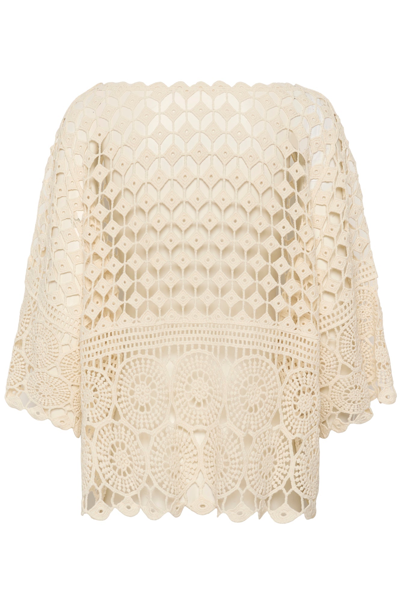 Chandail à motifs transparents pour femme par Cream | 10614908 Cheville Parfaitement Pâle | Boutique Vvög, vêtements mode pour homme et femme
