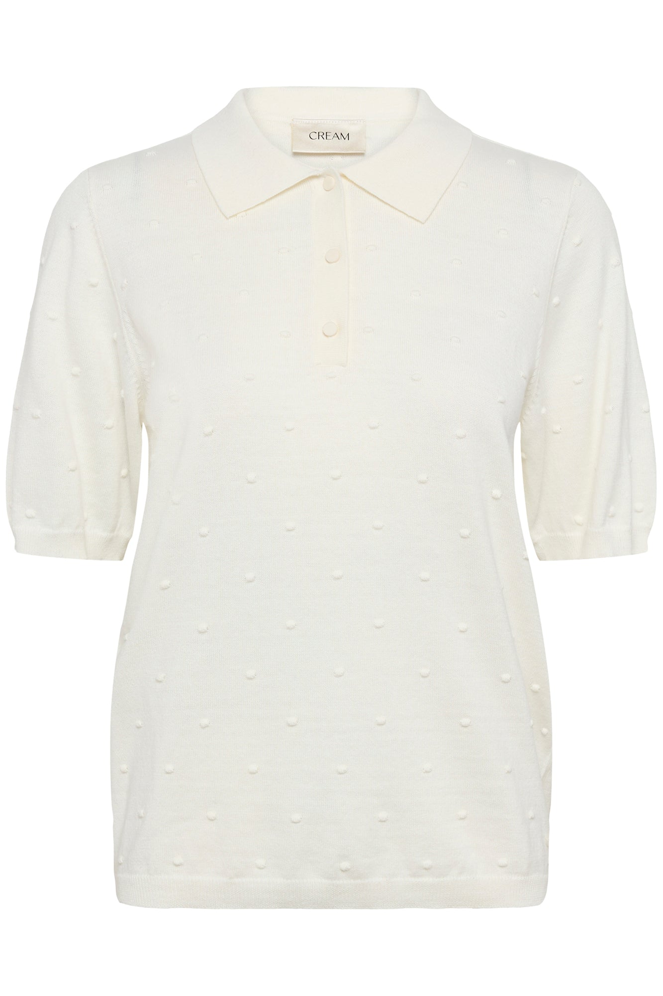 Polo pour femme par Cream | 10614974 Blanc Doux | Boutique Vvög, vêtements mode pour homme et femme