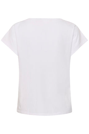 T-Shirt pour femme par Cream | 10615016 Blanc neige | Boutique Vvög, vêtements mode pour homme et femme