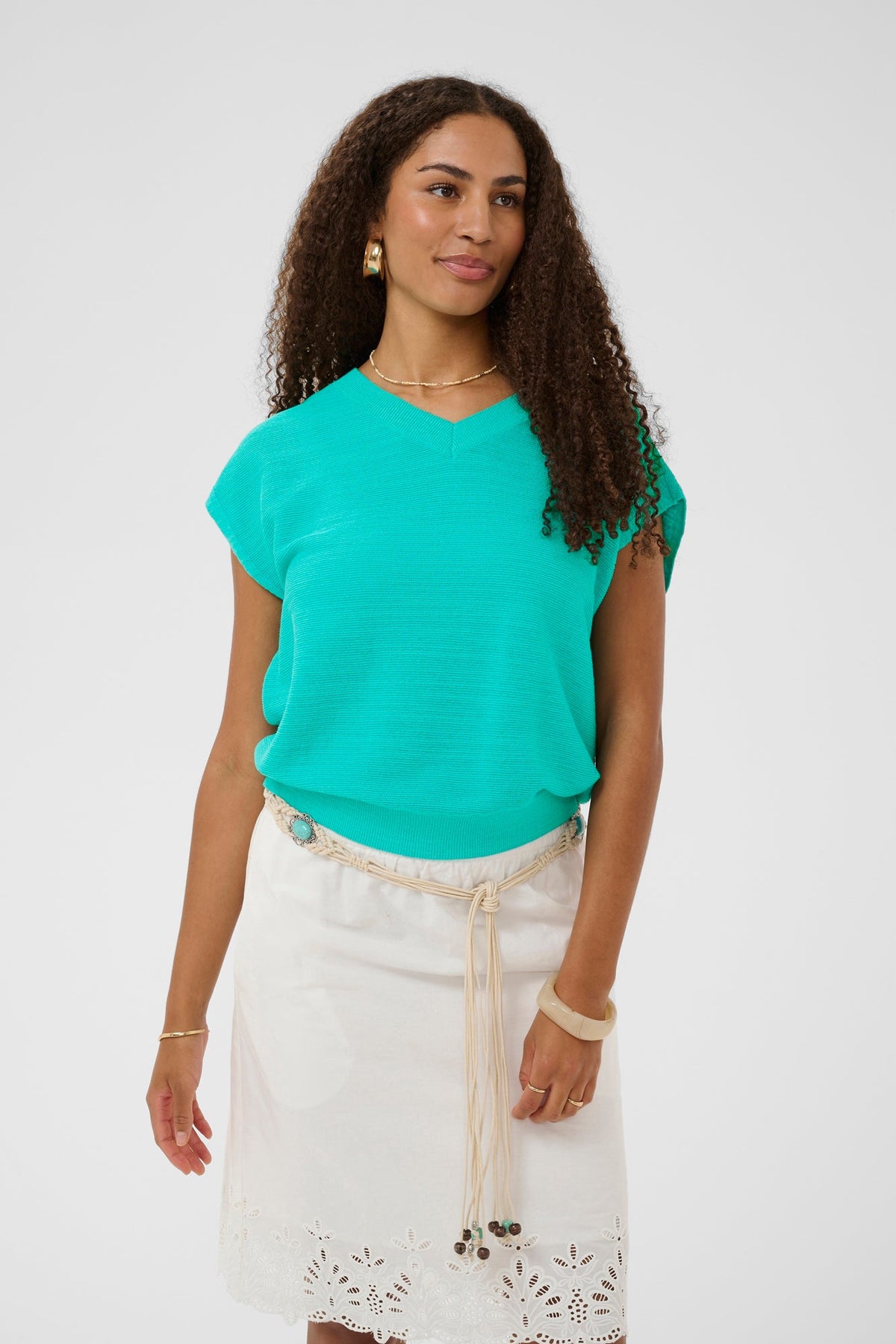 T-Shirt pour femme par Cream | 10615018 Céramique | Boutique Vvög, vêtements mode pour homme et femme