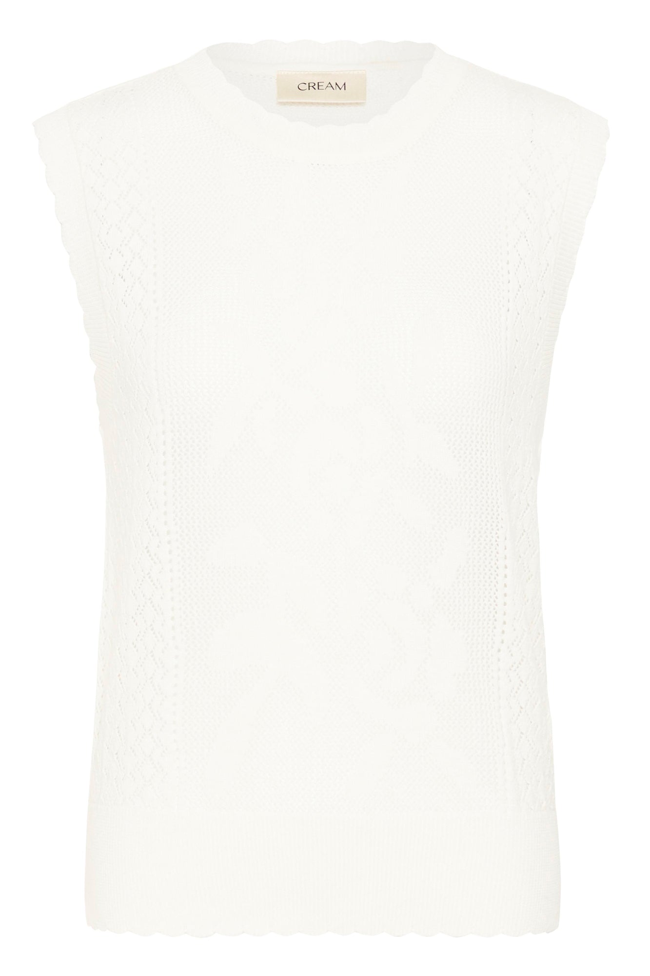 Camisole pour femme par Cream | 10615024 Blanc neige | Boutique Vvög, vêtements mode pour homme et femme