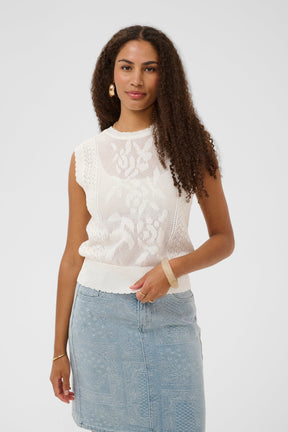 Camisole pour femme par Cream | 10615024 Blanc neige | Boutique Vvög, vêtements mode pour homme et femme