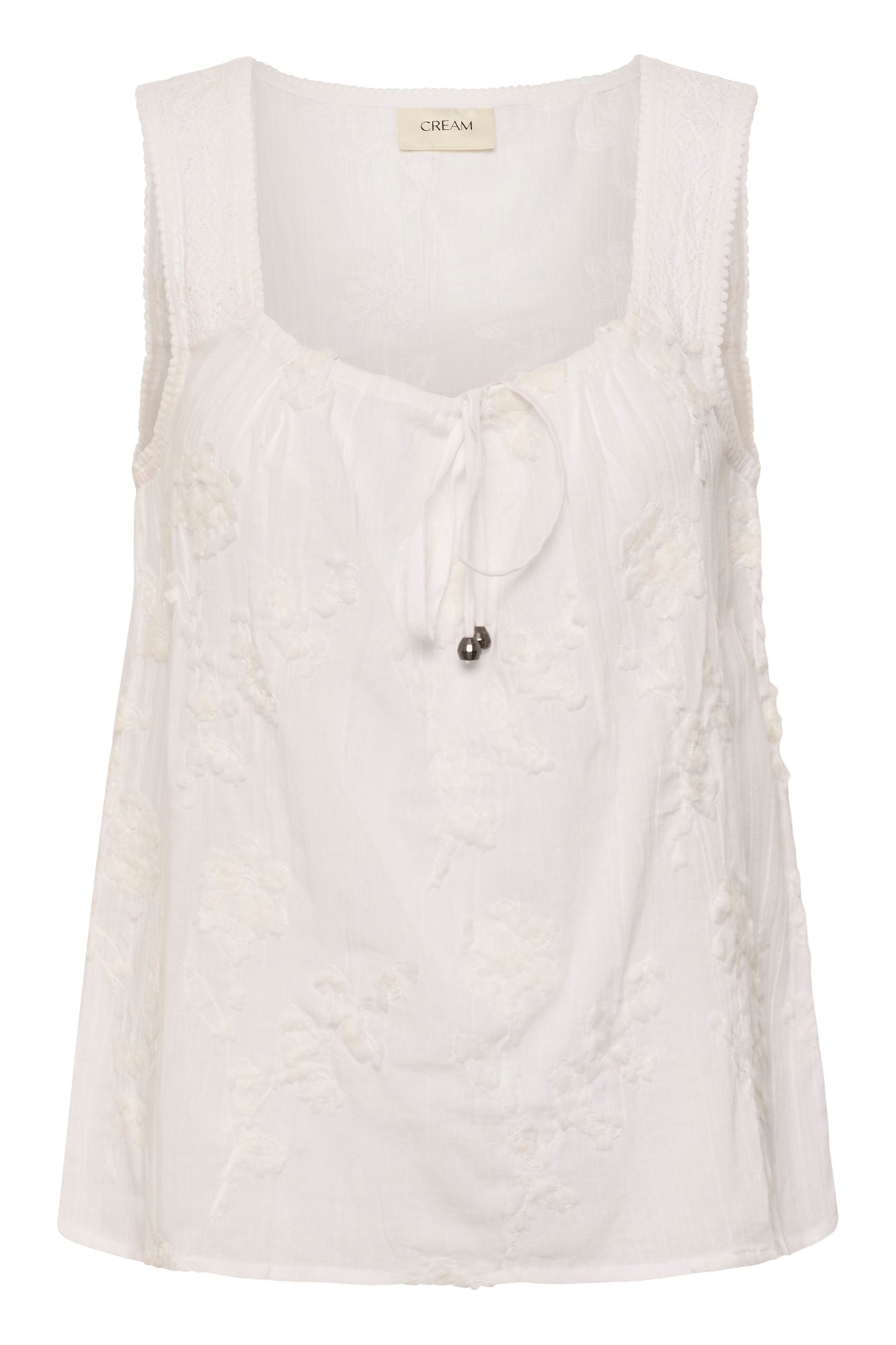 Camisole pour femme par Cream | 10615030 Blanc neige | Boutique Vvög, vêtements mode pour homme et femme