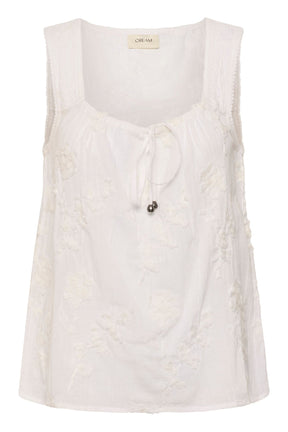 Camisole pour femme par Cream | 10615030 Blanc neige | Boutique Vvög, vêtements mode pour homme et femme