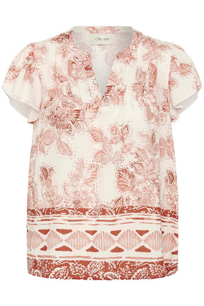 Blouse pour femme par Cream | 10615077 Fleur de brandy | Boutique Vvög, vêtements mode pour homme et femme