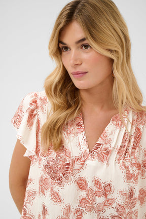 Blouse pour femme par Cream | 10615077 Fleur de brandy | Boutique Vvög, vêtements mode pour homme et femme