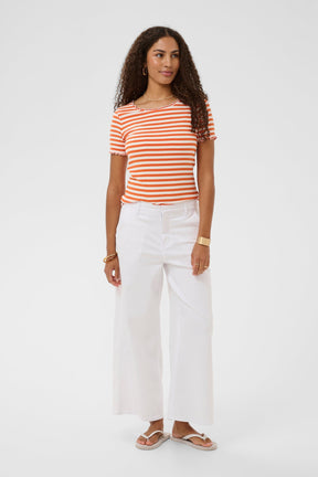 Pantalon pour femme par Cream | 10615093 Blanc neige | Boutique Vvög, vêtements mode pour homme et femme