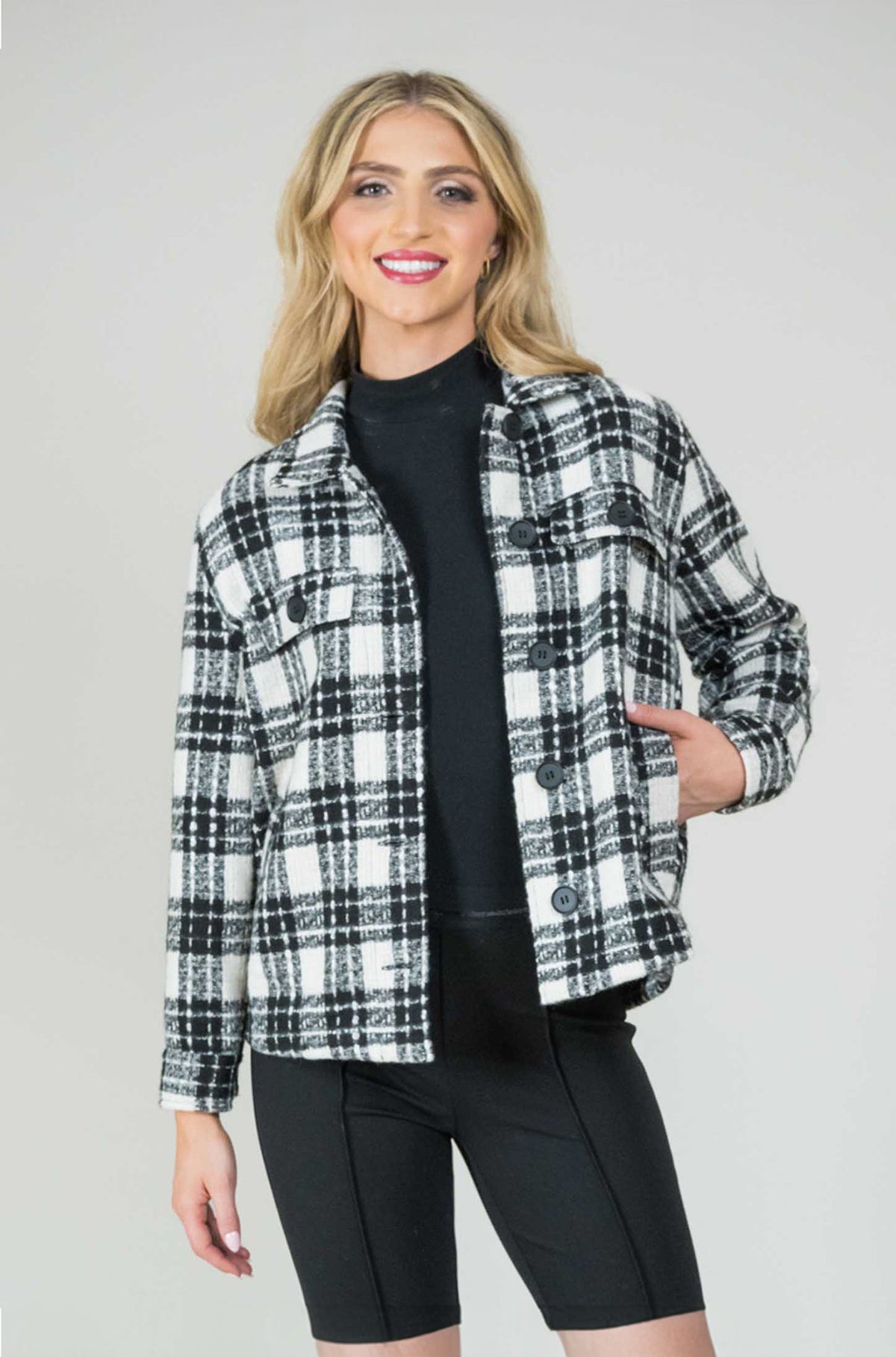 Veste pour femme par Lisette L | 1248 575 Noir Blanc | Boutique Vvög, vêtements mode pour homme et femme