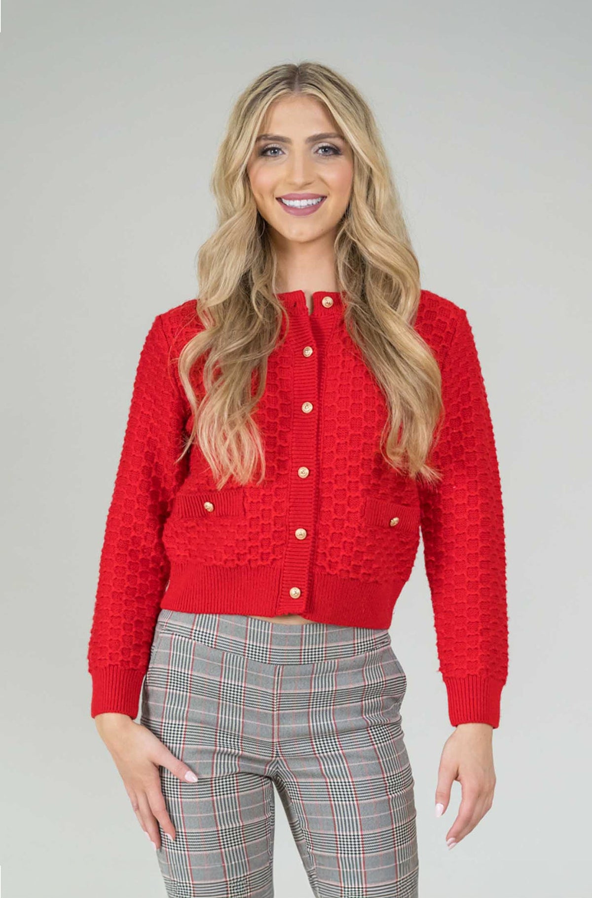 Cardigan pour femme par Lisette L | 1250 288 Rouge | Boutique Vvög, vêtements mode pour homme et femme