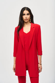 Veston pour femme par Joseph Ribkoff | 233304F24 Rouge | Boutique Vvög, vêtements mode pour homme et femme