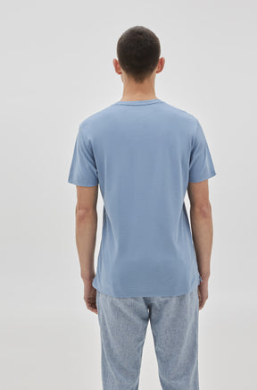 T-Shirt col-V pour homme par Robert Barakett | Georgia 23336V DOVEBL | Boutique Vvög, vêtements mode pour homme et femme