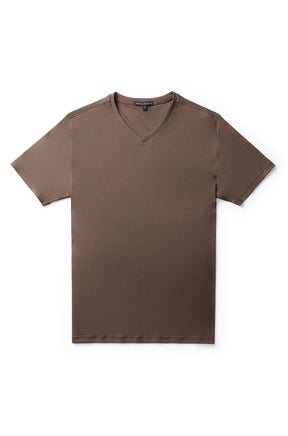 T-Shirt col-V pour homme par Robert Barakett | Georgia 23336V POTT | Boutique Vvög, vêtements mode pour homme et femme