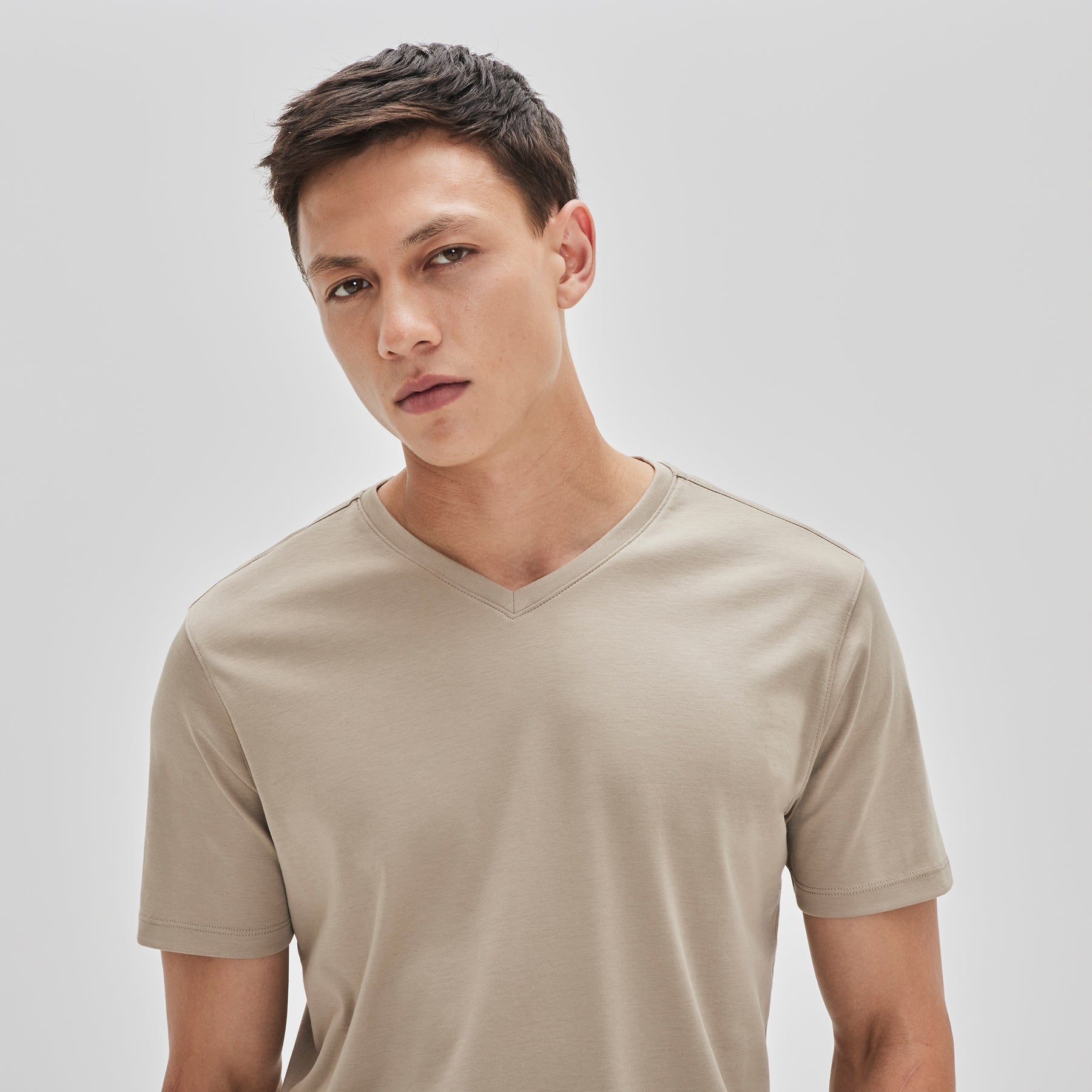 T-Shirt col-V pour homme par Robert Barakett | Georgia 23336V TWIN | Boutique Vvög, vêtements mode pour homme et femme