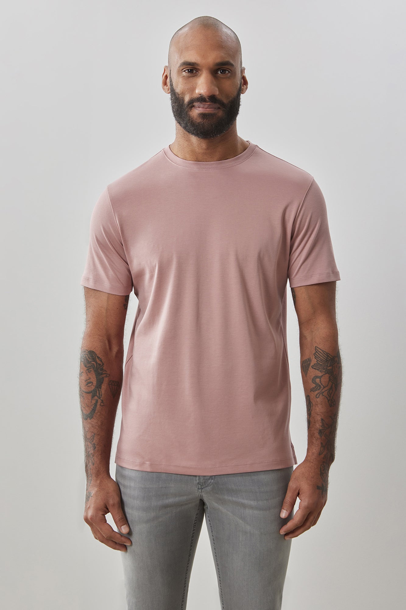 T-shirt à manches courtes pour homme par Robert Barakett | 23336 Georgia Corail | Boutique Vvög, vêtements mode pour homme et femme