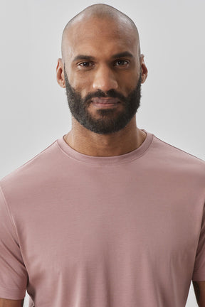 T-shirt à manches courtes pour homme par Robert Barakett | 23336 Georgia Corail | Boutique Vvög, vêtements mode pour homme et femme