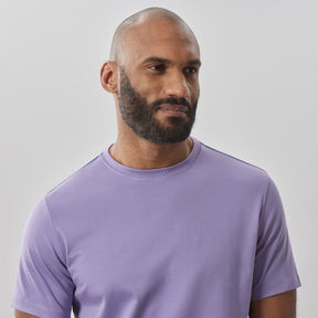 T-shirt à manches courtes pour homme par Robert Barakett | 23336 Georgia Feuille de lavande | Boutique Vvög, vêtements mode pour homme et femme